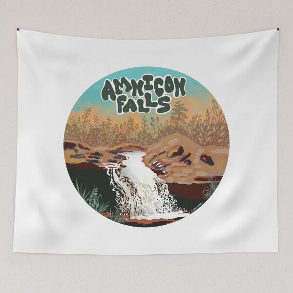 Item preview, Amnicon Falls, Wisconsin Illustration designed and sold by CampK80.