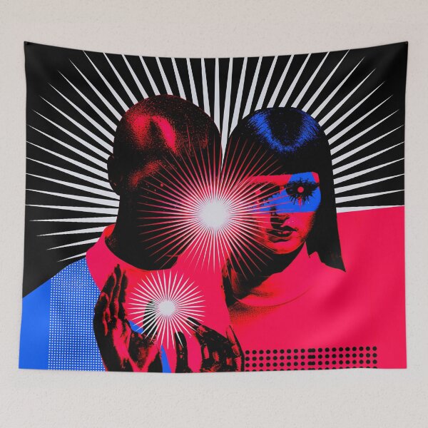 Item preview, Retro Futurist Women With Starbursts designed and sold by bubblegoth.