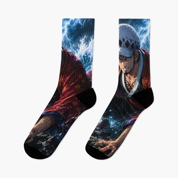 Item preview, Trafalgar Law One Piece Stormy Ocean Samurai designed and sold by mildaclairmo.