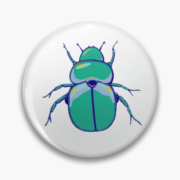 Item preview, Colorful Green Beetle designed and sold by AlliDevolve.
