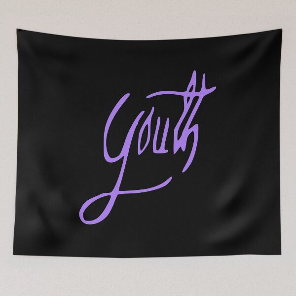 Item preview, BTS Jimin tattoo youth purple designed and sold by Morcawork.