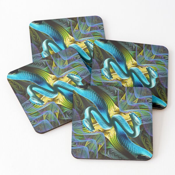 Item preview, Blue Snake Awakening designed and sold by chantalittah.