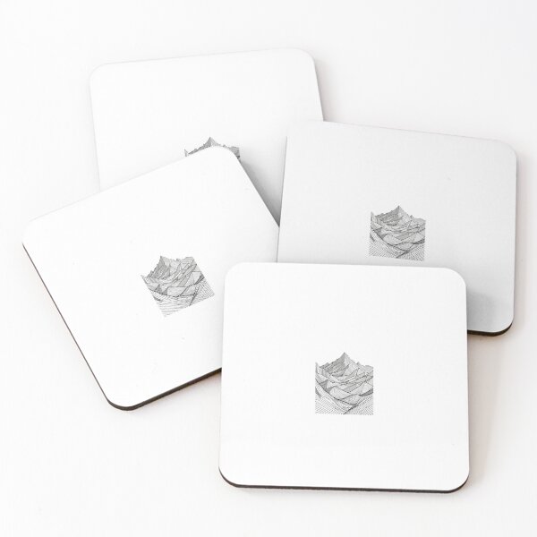 Item preview, Minimalist Mountain Line Art | Black & White Nature Landscape designed and sold by Karoxo!.