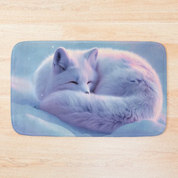 Item preview, Arctic Fox Resting in Snow designed and sold by GuildedWordGraphics.