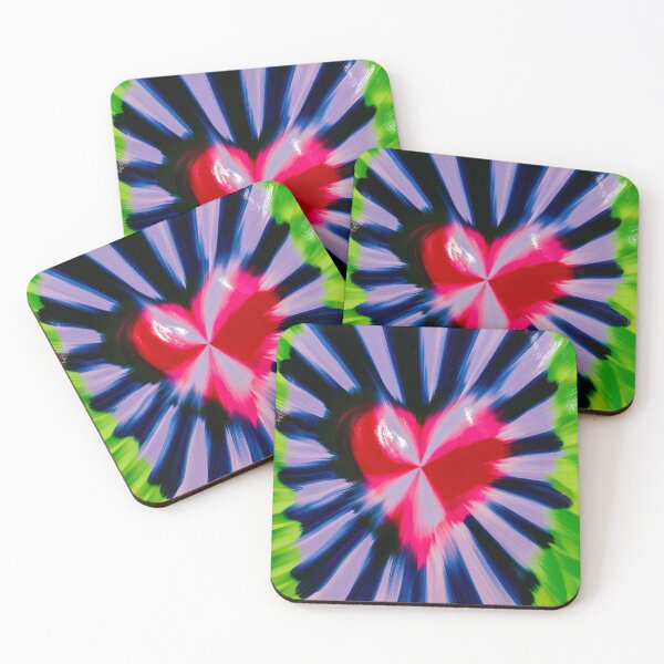 Item preview, Neon Heart Radial Energy Burst designed and sold by bubblegoth.