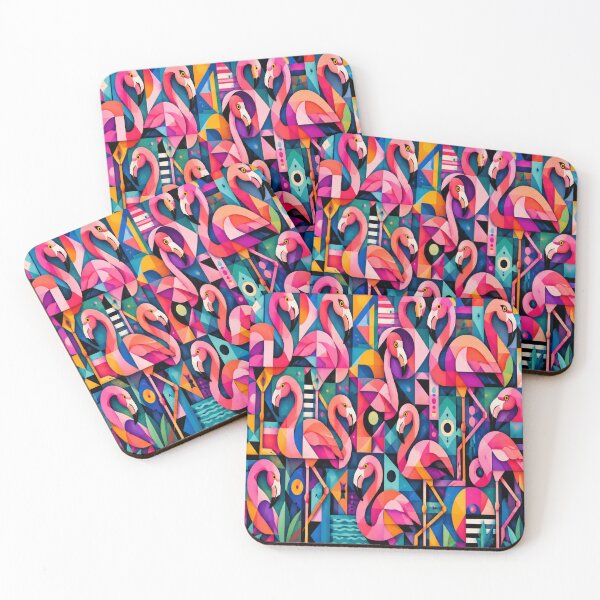 Item preview, Geometric Flamingo Design designed and sold by DazzleKitty.