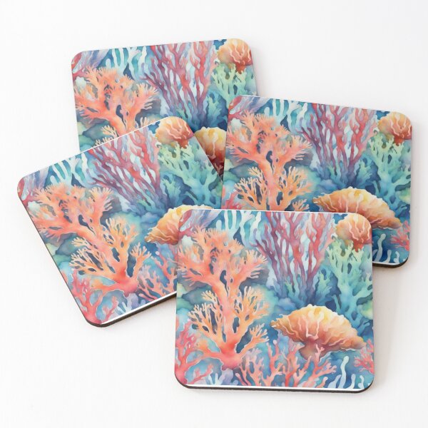 Item preview, Vibrant Coral Reef Garden designed and sold by Rekline.