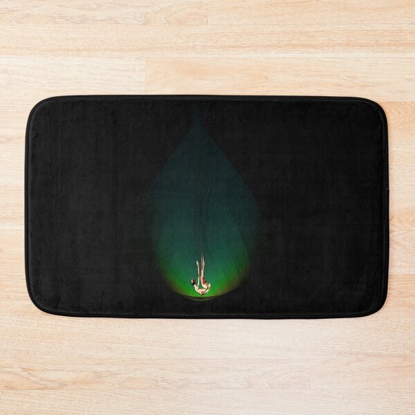 Item preview, Surreal Teardrop Fall – Deep Green Abstract designed and sold by MAMA.art.Rio <Marsailhe_Milward>.