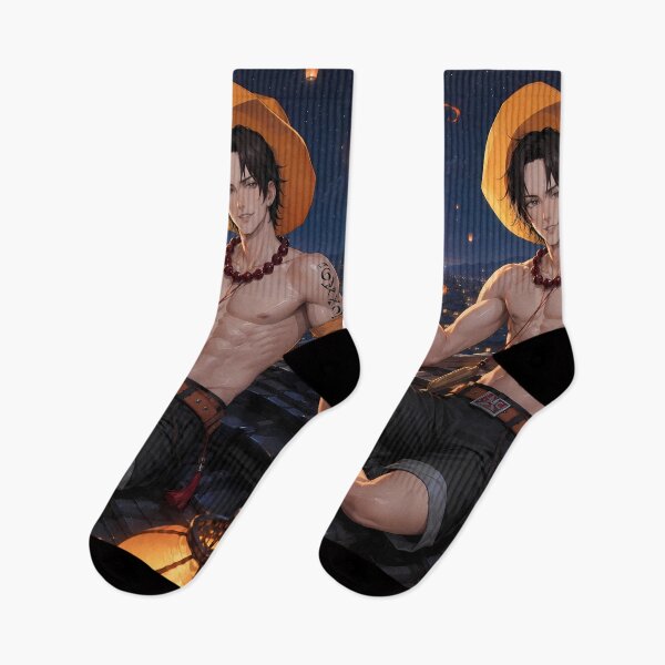 Item preview, Portgas D Ace One Piece Moonlit Rooftop designed and sold by mildaclairmo.