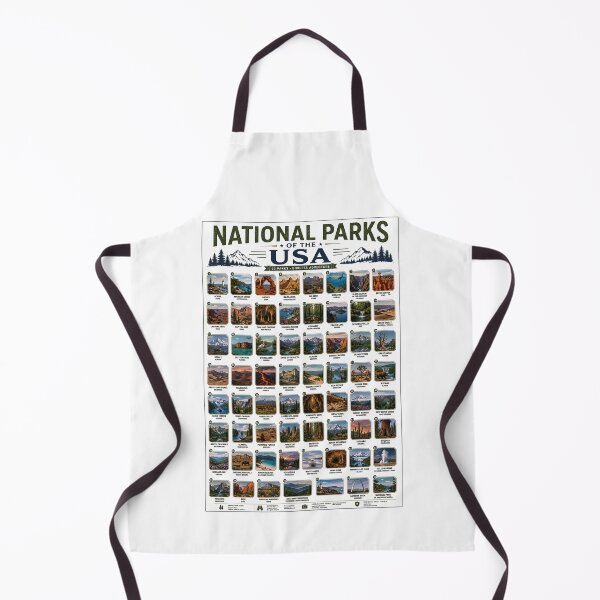 Item preview, National Parks of the USA Poster | 63 U.S. National Parks Illustrated Travel Guide designed and sold by PIXEL POP DESIGNS - Beyond the Norm!.