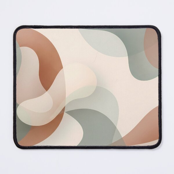 Item preview, Minimalist Sage Green Terracotta Abstract Wave Art designed and sold by ART ATTACK ZONE.