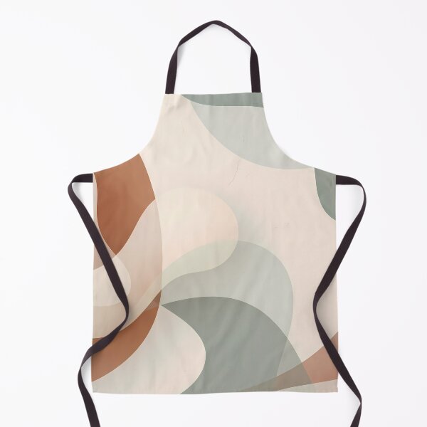 Item preview, Minimalist Sage Green Terracotta Abstract Wave Art designed and sold by ART ATTACK ZONE.