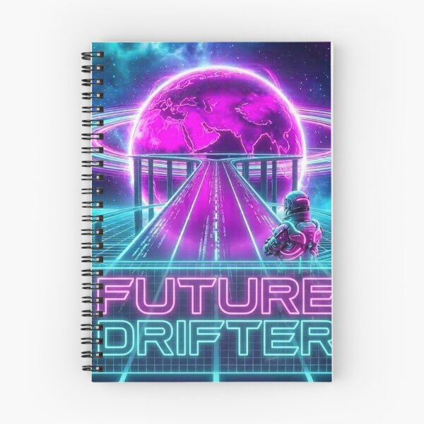 Item preview, Synthwave Astronaut: Cosmic Highway to Tomorrow designed and sold by Pabalonshop.