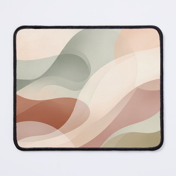 Item preview, 4 Minimalist Sage Green Terracotta Abstract Wave Art designed and sold by ART ATTACK ZONE.
