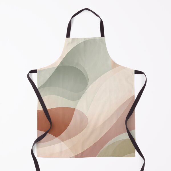 Item preview, 4 Minimalist Sage Green Terracotta Abstract Wave Art designed and sold by ART ATTACK ZONE.