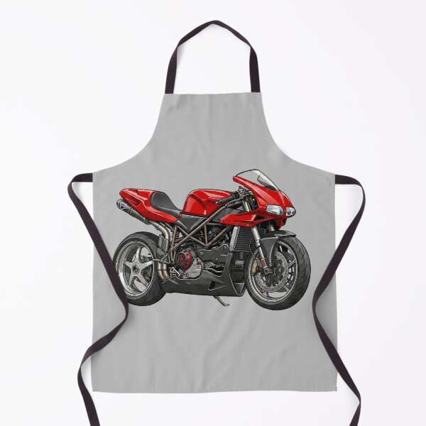Item preview, Classic Ducati 916 Superbike Red Motorcycle Illustration designed and sold by Motorline44.