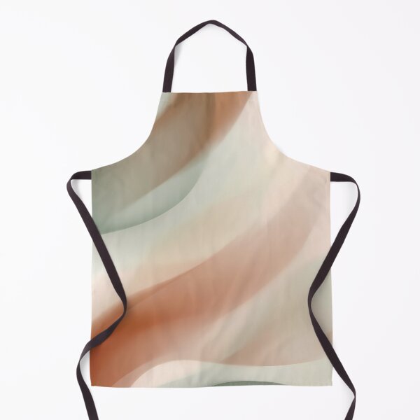 Item preview, January Minimalist Sage Green Terracotta Abstract Wave Art designed and sold by ART ATTACK ZONE.
