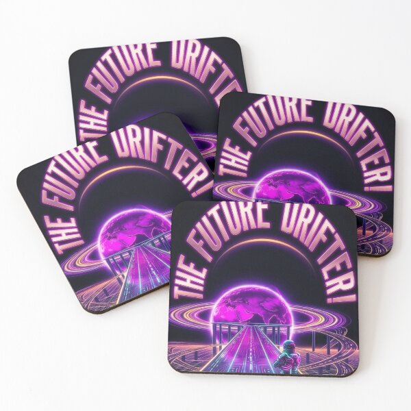 Item preview, Future Drifter: Cyberpunk Neon Space Road designed and sold by Pabalonshop.