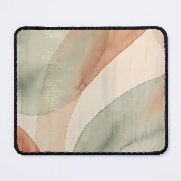 Item preview, December Minimalist Sage Green Terracotta Abstract Wave Art designed and sold by ART ATTACK ZONE.