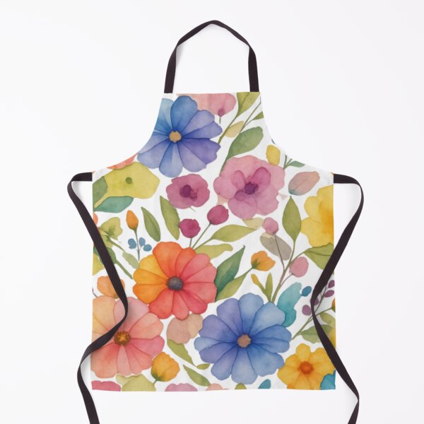 Item preview, Whimsical Watercolor Wildflower Meadow designed and sold by Rekline.