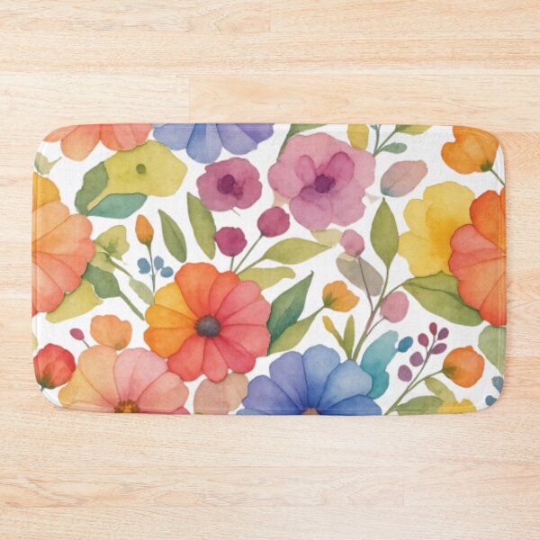 Item preview, Whimsical Watercolor Wildflower Meadow designed and sold by Rekline.