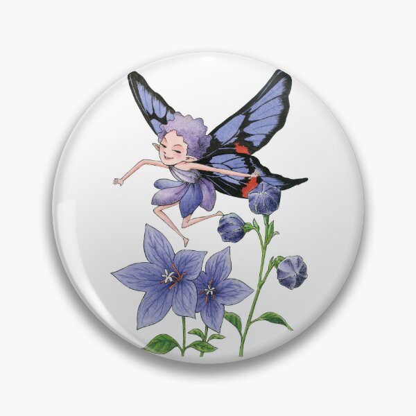 Item preview, April 23rd birthday flower Platycodon Fairy designed and sold by 366birthflower.