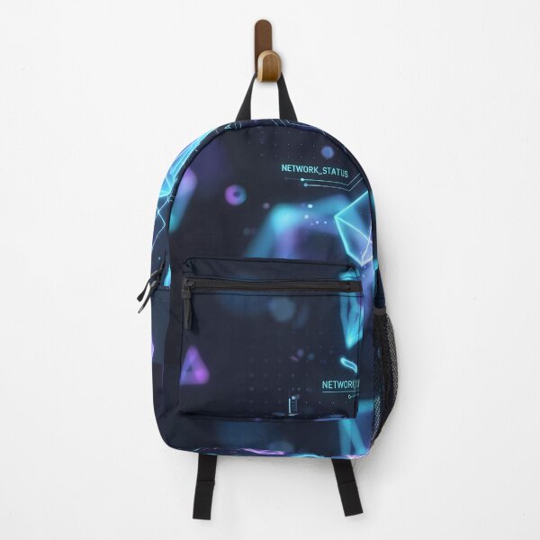 Item preview, Futuristic Cyberpunk Neon Grid Tech Interface Art designed and sold by ART ATTACK ZONE.