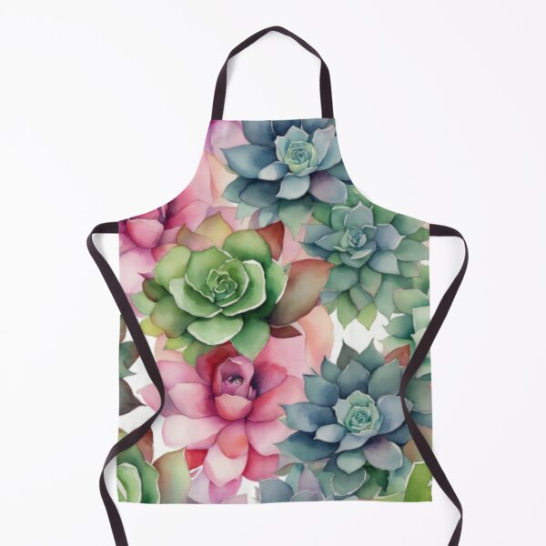 Item preview, Vibrant Watercolor Succulent Garden designed and sold by Rekline.
