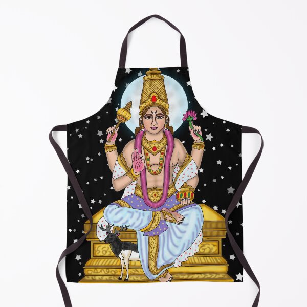 Item preview, Lord Chandra Artwork | Divine Moon God Digital Illustration | Hindu Mythology Art designed and sold by Harshit_Digital_Arts.