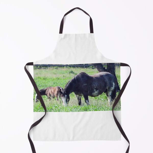 Item preview, A mare and her foal grazing designed and sold by Lynette2025.