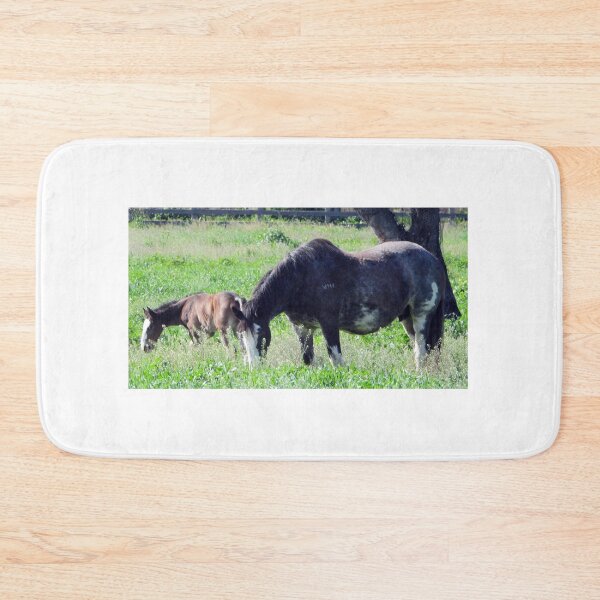 Item preview, A mare and her foal grazing designed and sold by Lynette2025.
