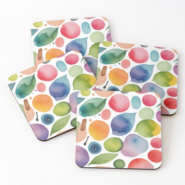 Item preview, Whimsical Watercolor Abstract Pebbles designed and sold by Rekline.