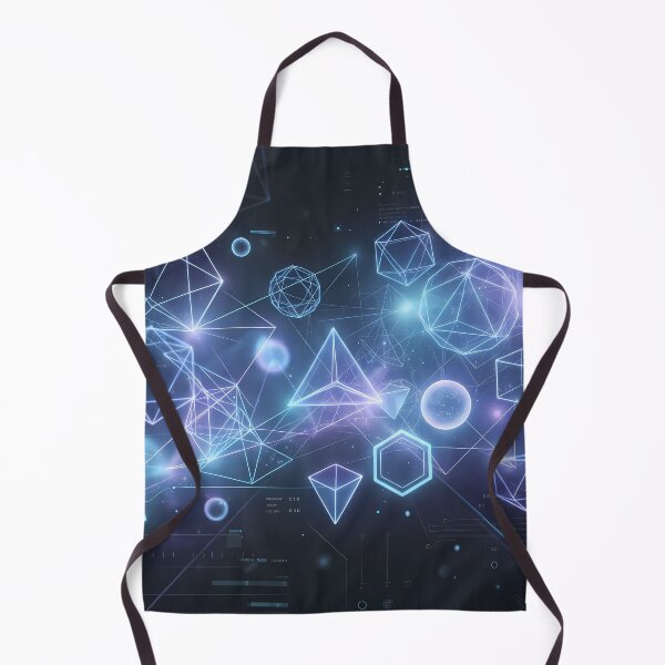 Item preview, 666 Futuristic Cyberpunk Neon Grid Tech Interface Art designed and sold by ART ATTACK ZONE.