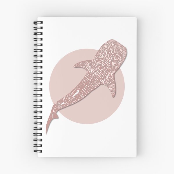 Item preview, Whale Shark Dusty Pink with Shadow designed and sold by SeaLarkArt.