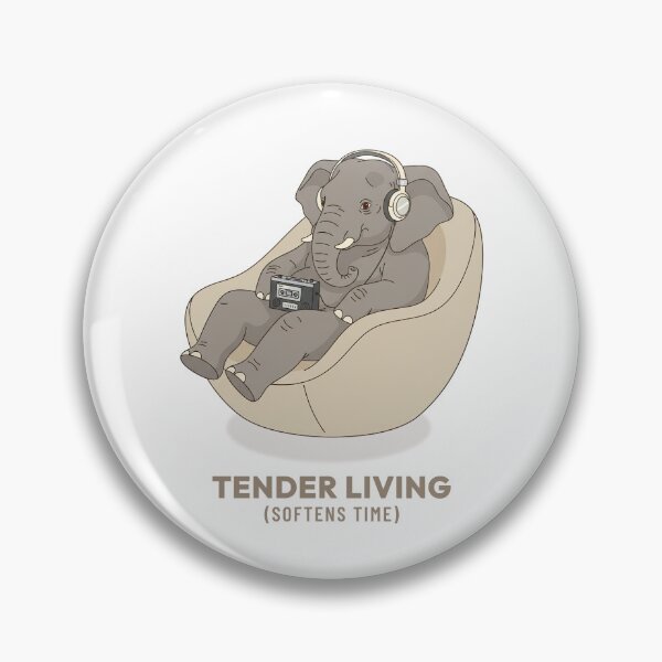 Item preview, Elephant Listening to Music Vintage Illustration designed and sold by COZY VINTAGE animal.