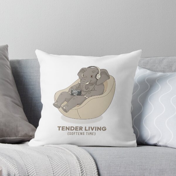 Item preview, Elephant Listening to Music Vintage Illustration designed and sold by Cozy Vintage Animal.