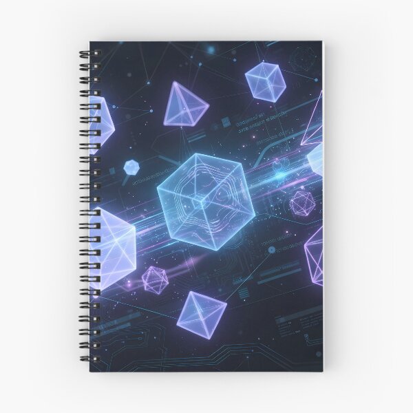 Item preview, ONE Futuristic Cyberpunk Neon Grid Tech Interface Art designed and sold by ART ATTACK ZONE.