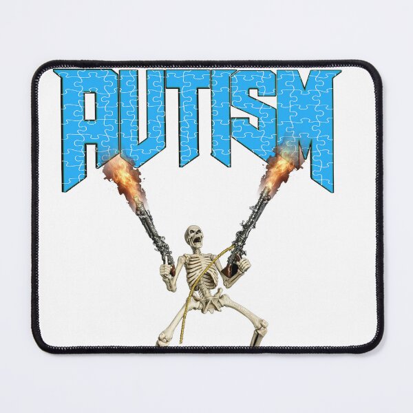 Item preview, Weapons Grade Autism Skeleton with Guns!! designed and sold by GlowFYourself.