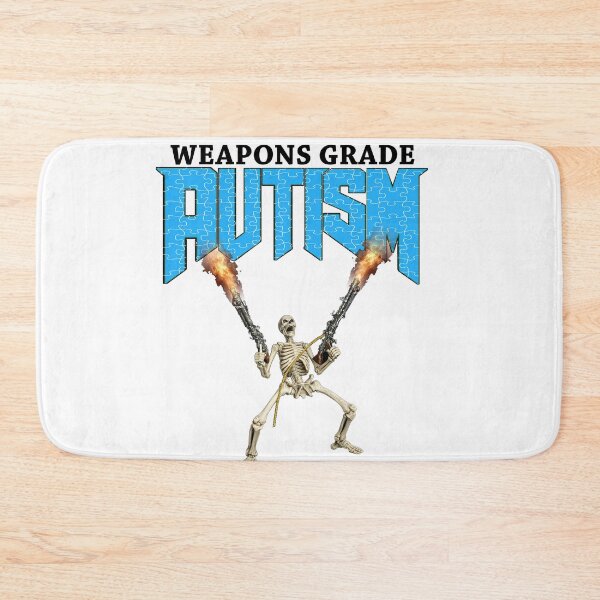 Item preview, Weapons Grade Autism Skeleton with Guns!!  designed and sold by GlowFYourself.