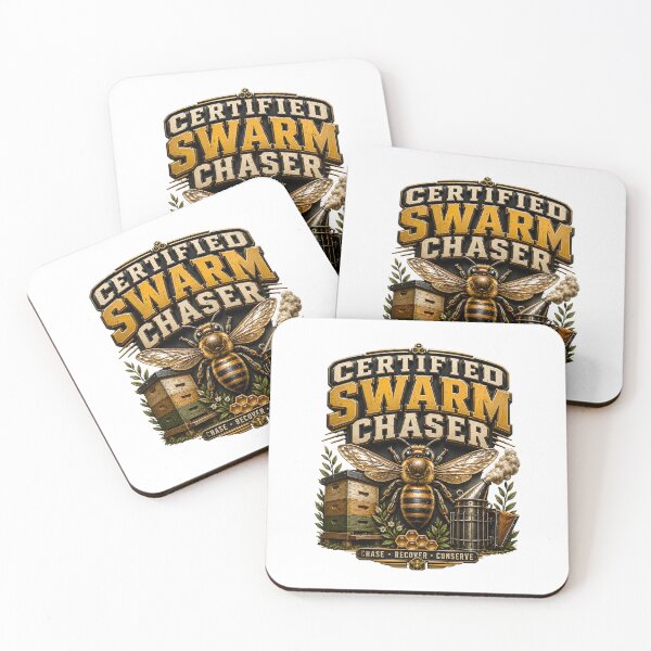 Item preview, Certified Swarm Chaser Vintage Beekeeper, Bee Keeper Gift, Beekeeping Apparel Classic T-Shirt  designed and sold by podlook.