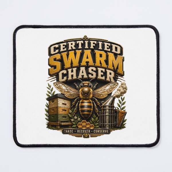 Item preview, Certified Swarm Chaser Vintage Beekeeper, Bee Keeper Gift, Beekeeping Apparel Classic T-Shirt designed and sold by podlook.