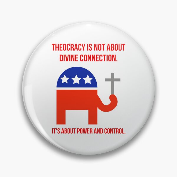 Item preview, Theocracy is about power and control. designed and sold by Rachel the Artist .