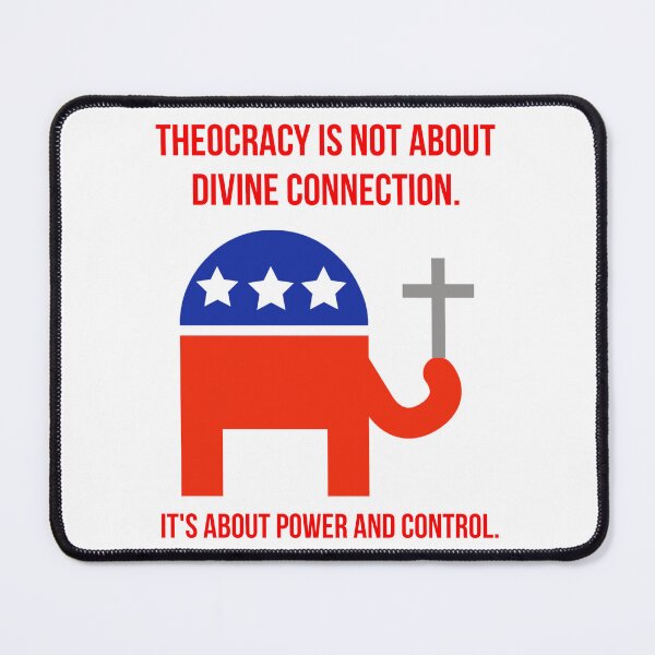 Item preview, Theocracy is about power and control. designed and sold by Rachel the Artist .