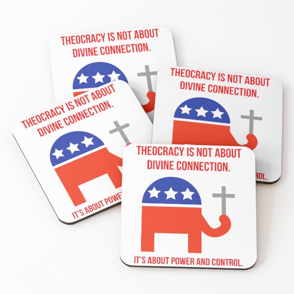 Item preview, Theocracy is about power and control. designed and sold by Rachel the Artist .