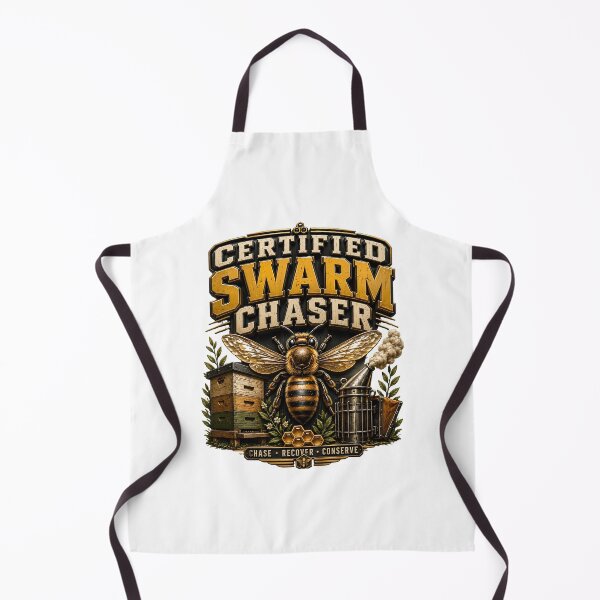 Item preview, Certified Swarm Chaser Vintage Beekeeper, Bee Keeper Gift, Beekeeping Apparel Classic T-Shirt designed and sold by podlook.