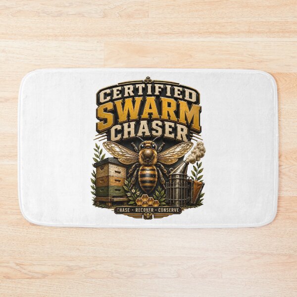 Item preview, Certified Swarm Chaser Vintage Beekeeper, Bee Keeper Gift, Beekeeping Apparel Classic T-Shirt  designed and sold by podlook.