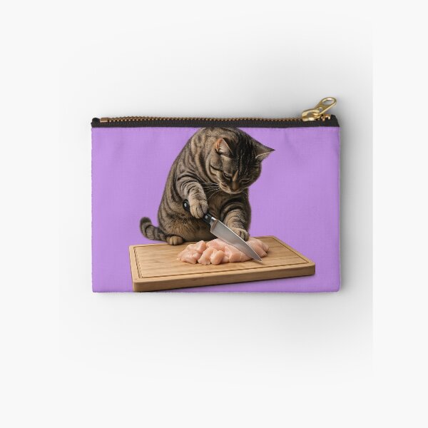 Item preview, Chef Cat Chopping Chicken designed and sold by Geek Farm.