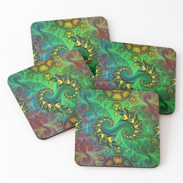 Item preview, Emerald Infinity Hummingbird Spiral designed and sold by chantalittah.