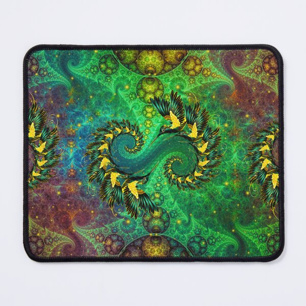 Item preview, Emerald Infinity Hummingbird Spiral designed and sold by chantalittah.