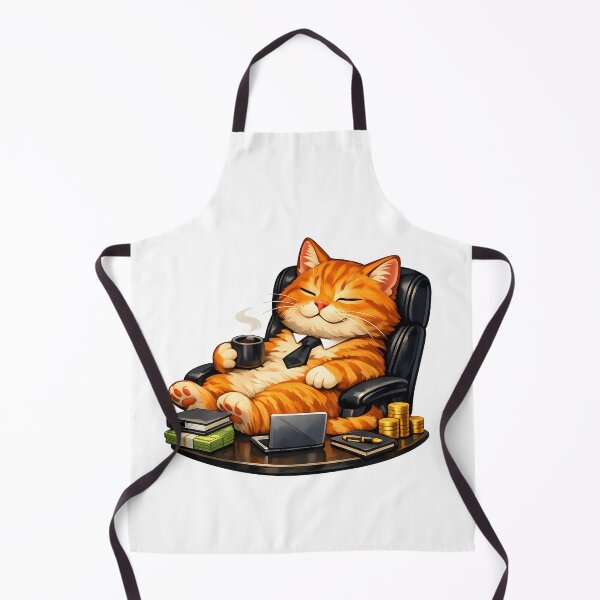 Item preview, Orange Cat CEO of Naps Premium Cute Executive Illustration designed and sold by builtforyou.